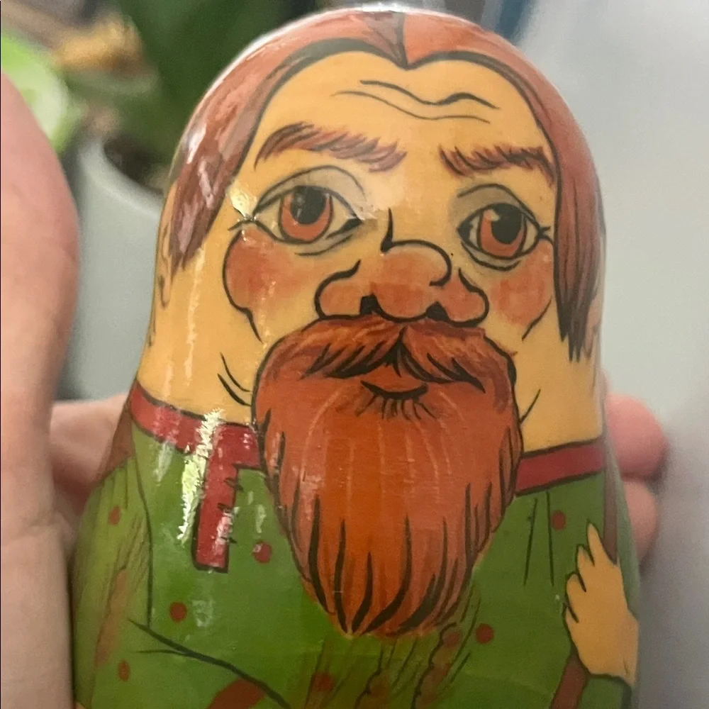 Matryoshka Russian Nesting Dolls -Vintage 1993 -Signed - Picture 3 of 17